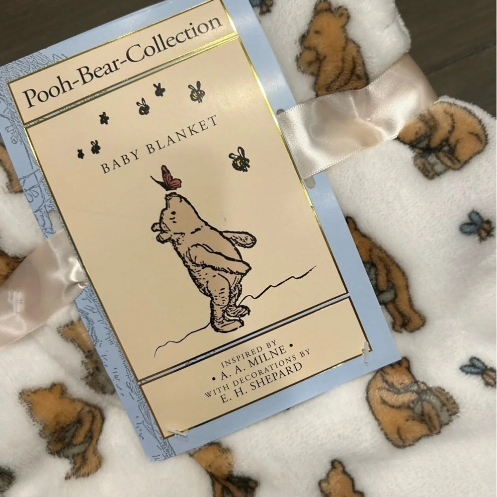 Winnie the Pooh Baby Blanket - Picture 3 of 6